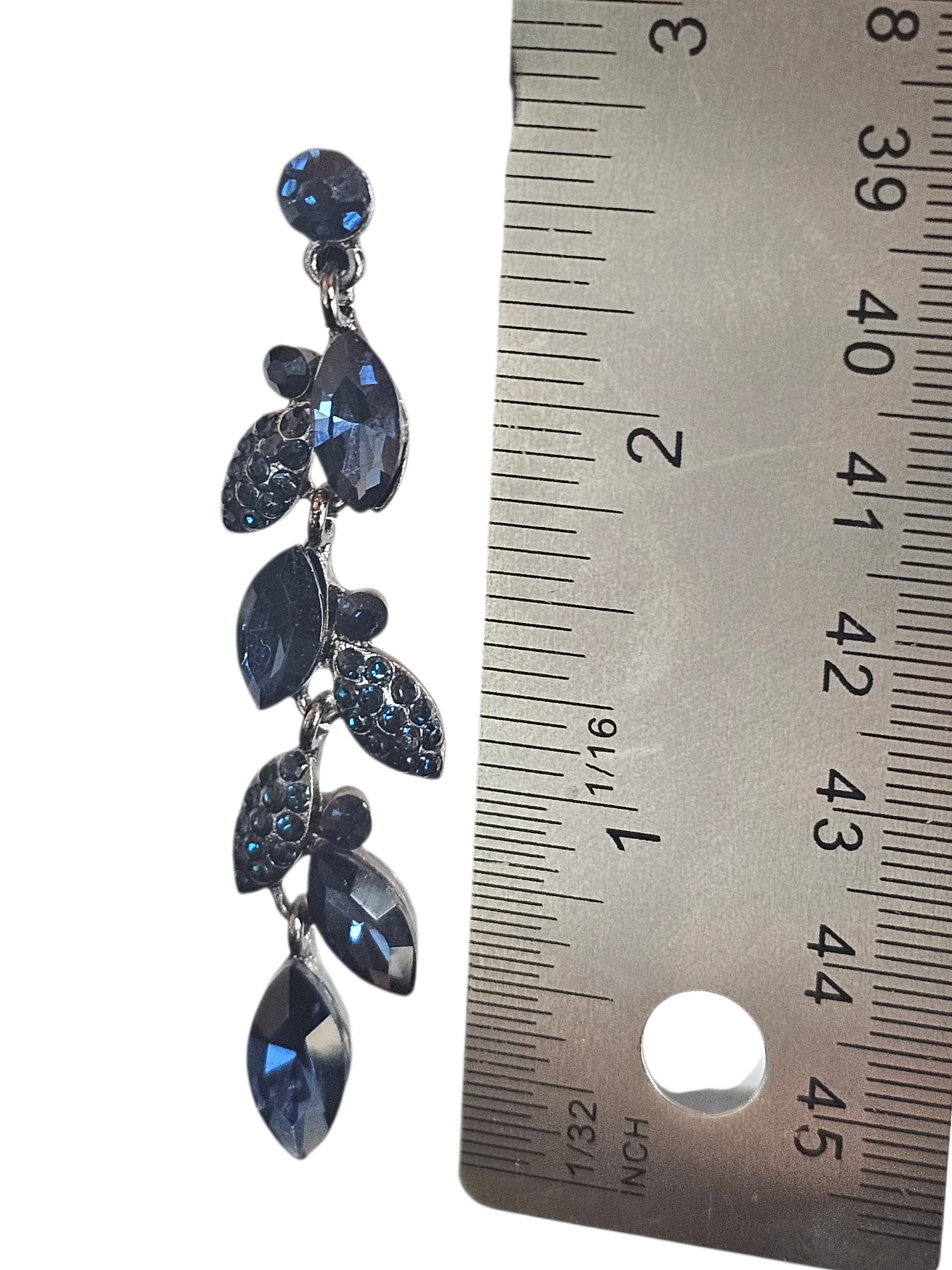 Blue Crystal/Black Long Ivy