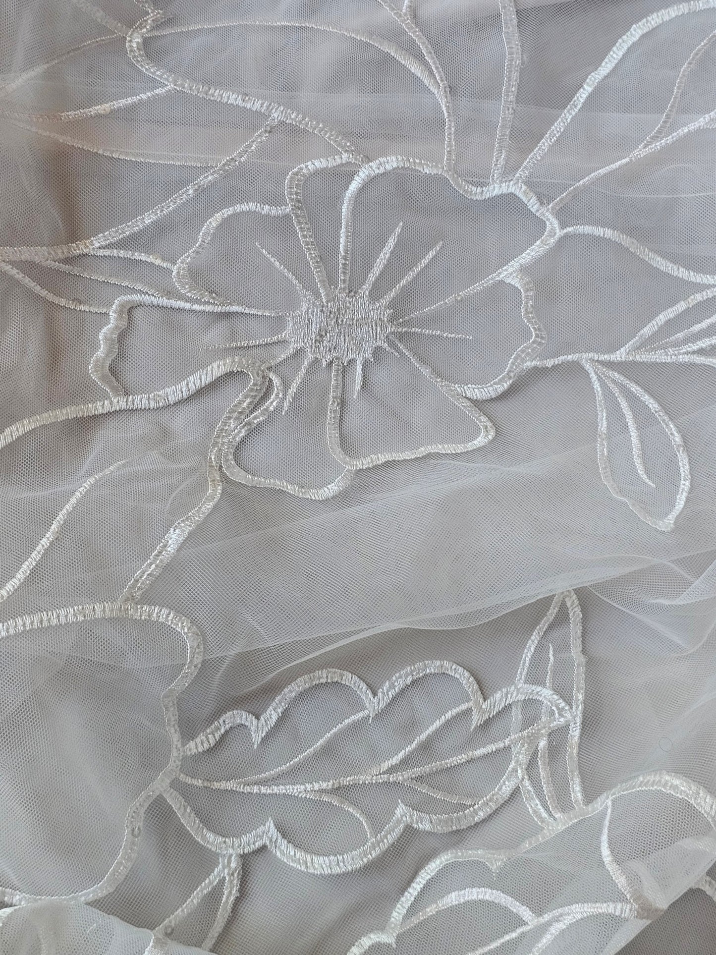 Blush Tulle Floral A-Line Embroidered Sequin Flowers - Maggie Sottero