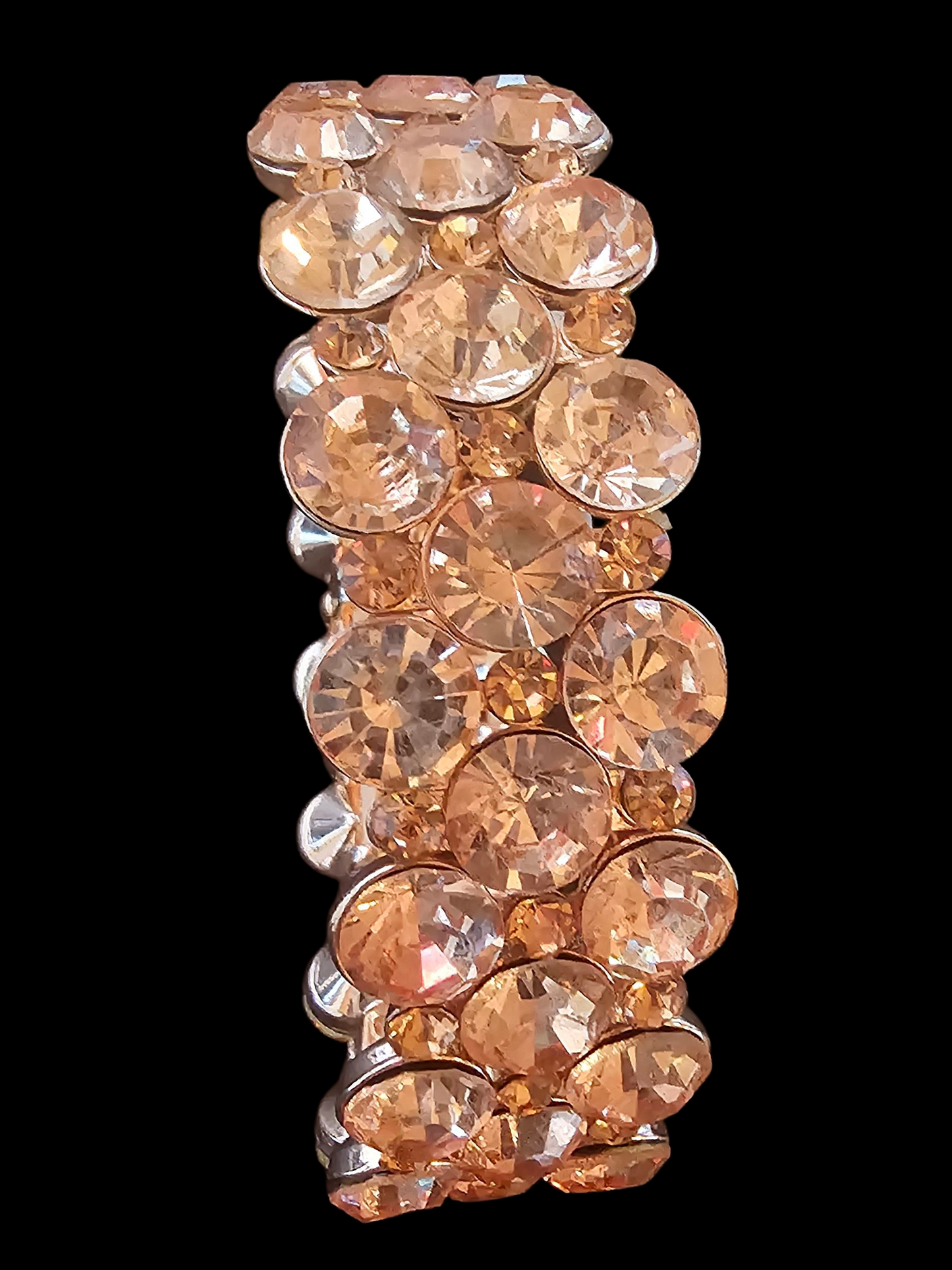 Rose Gold Crystal Stretch Bracelet