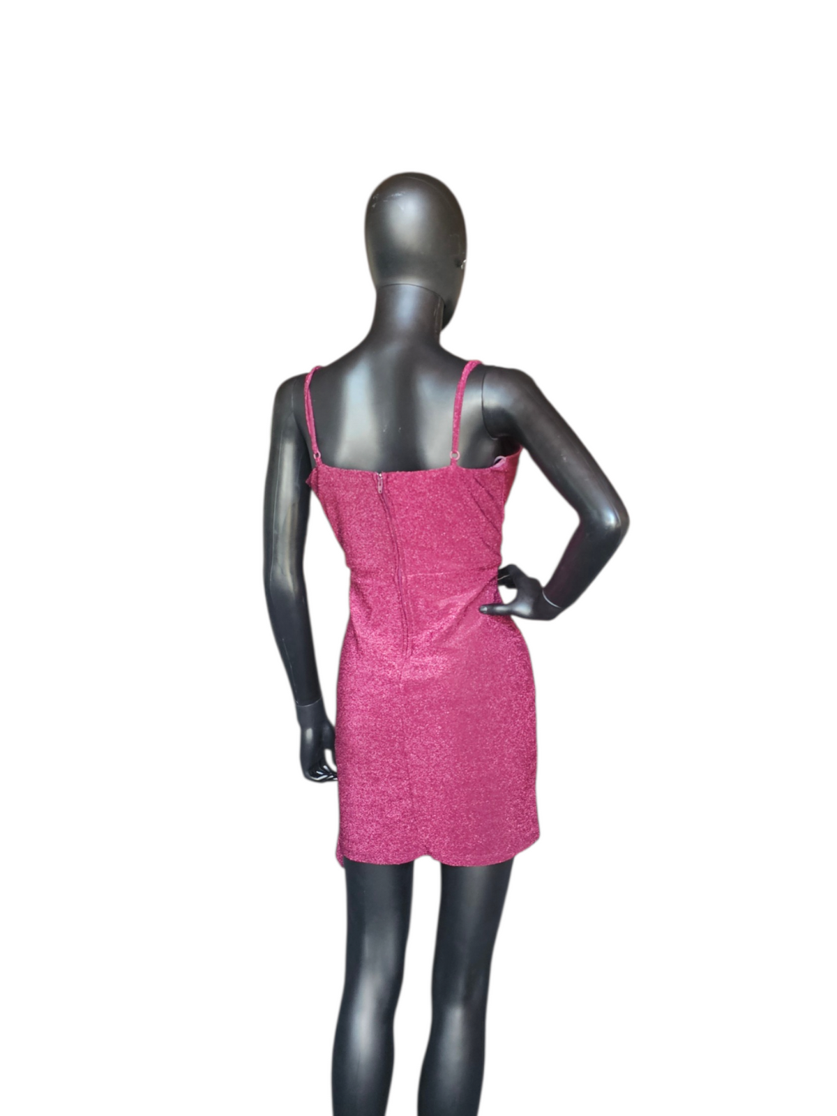 Maroon Sparkle Homecoming Dress - Trixxi