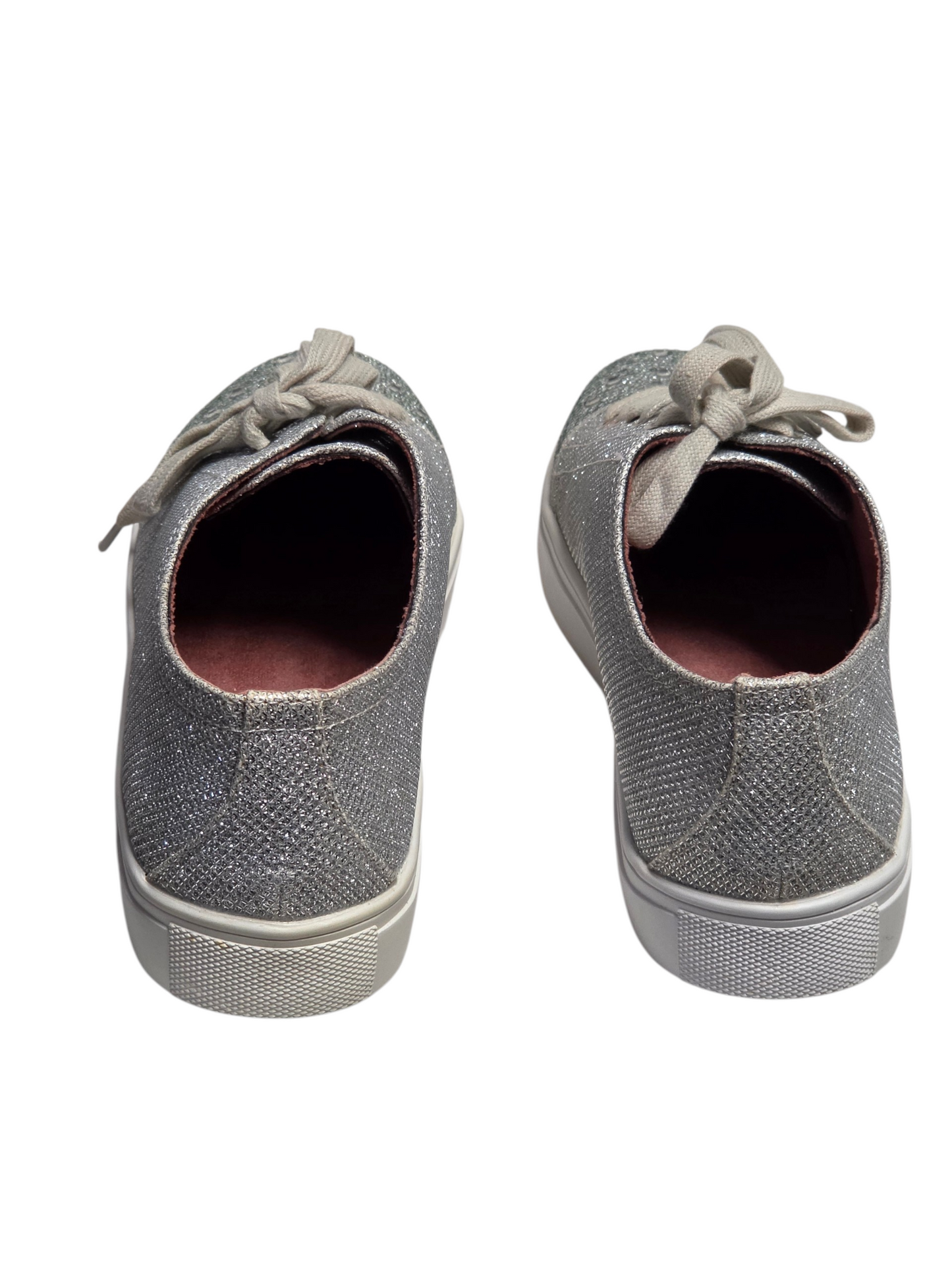 Silver Sparkle Tennis Shoes - Your Party Shoes