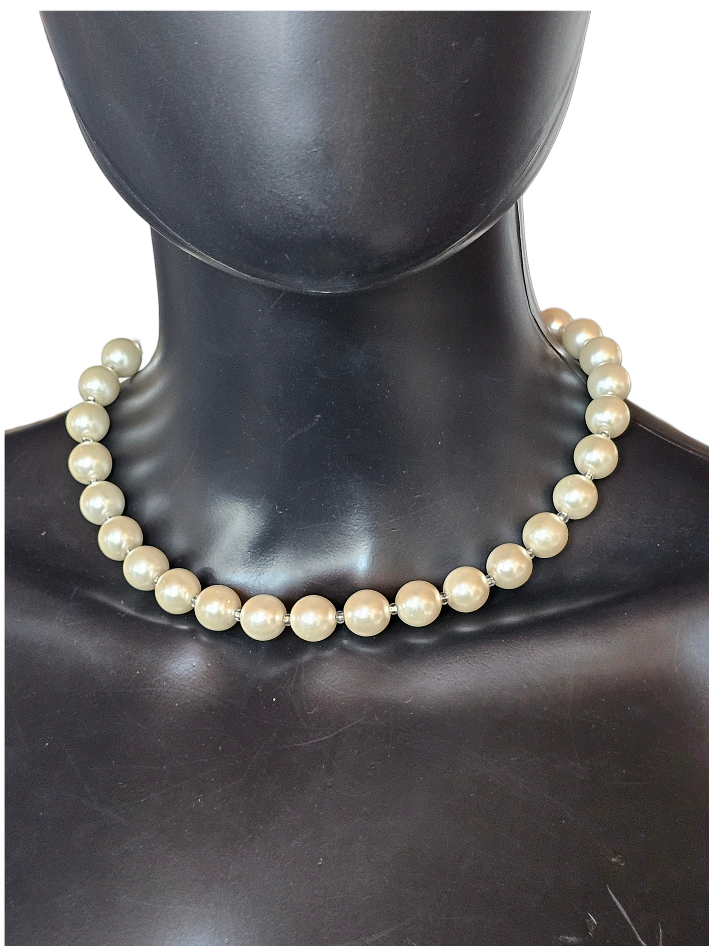 Large Light Ivory Pearl Strand (short)