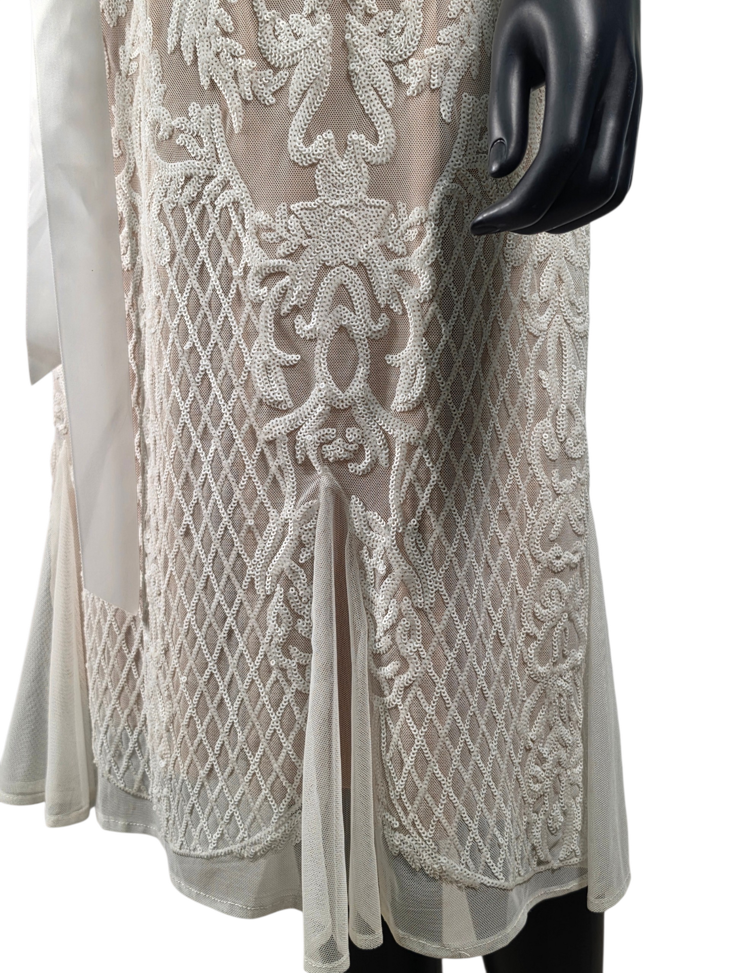Ivory/Nude Sequin Kick - R & M Richards