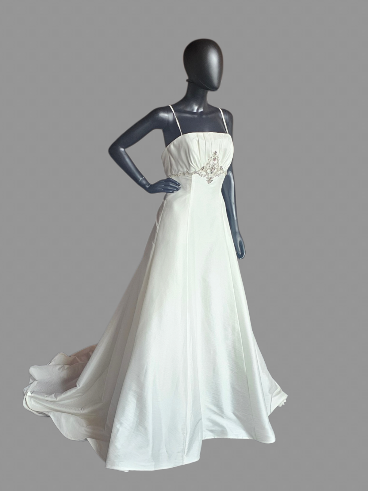 Ivory Taffeta Low Back - Jasmine