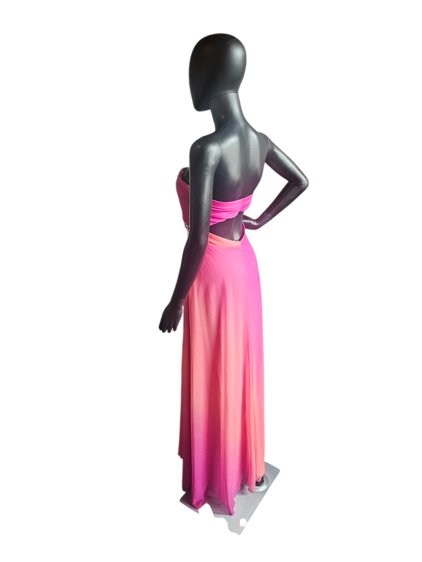 Y2K Pink/Orange Ombre Prom Dress - My Michelle