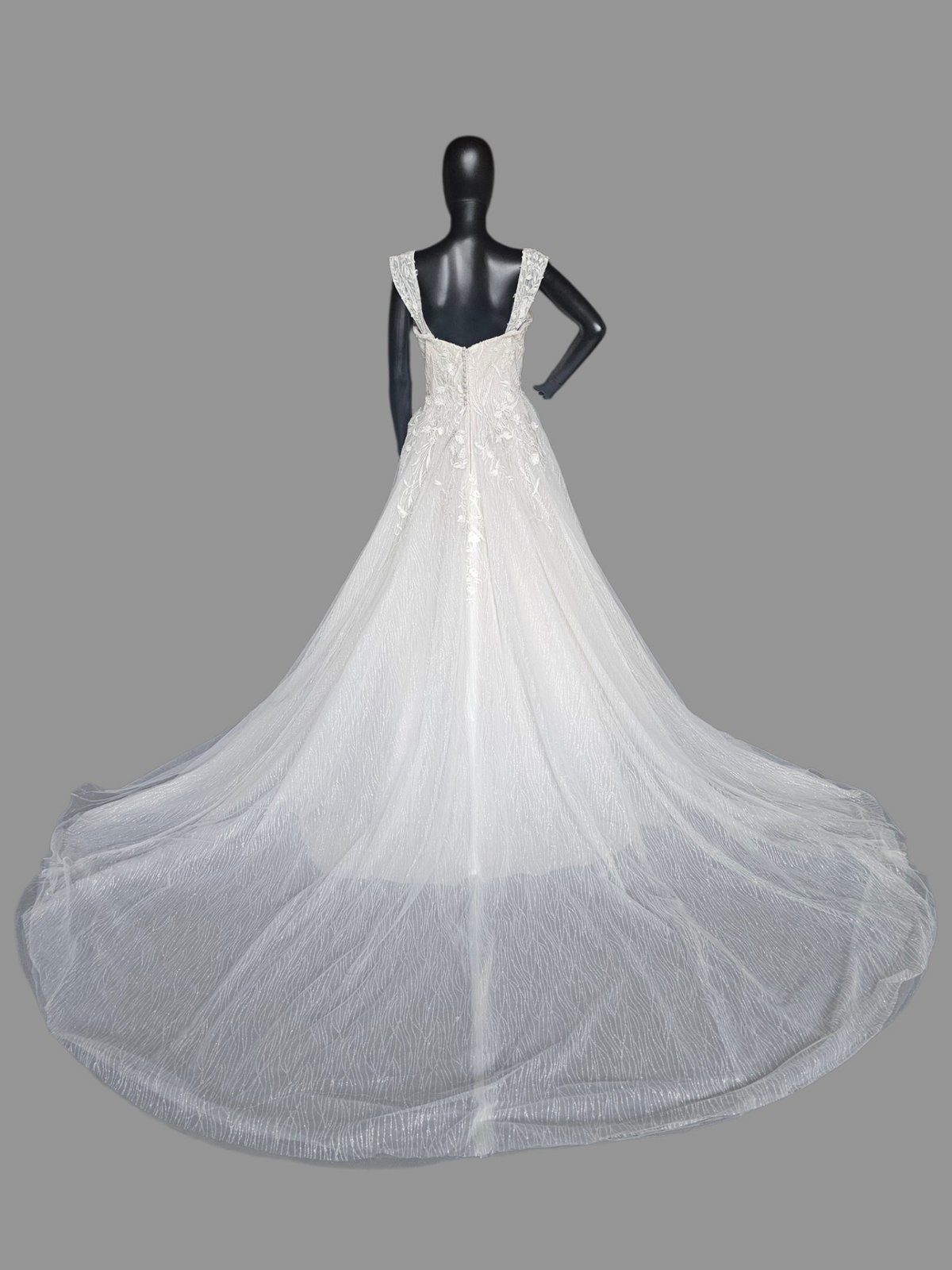 Sweetheart Plunge Maximalist Sparkle Wedding Gown - Justin Alexander