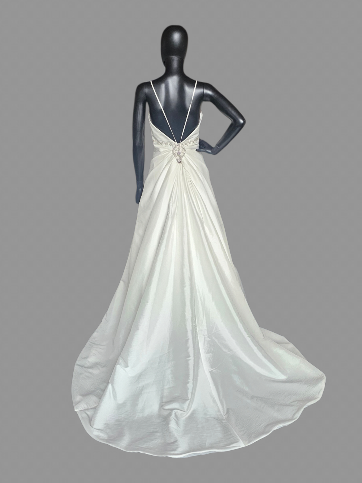 Ivory Taffeta Low Back - Jasmine
