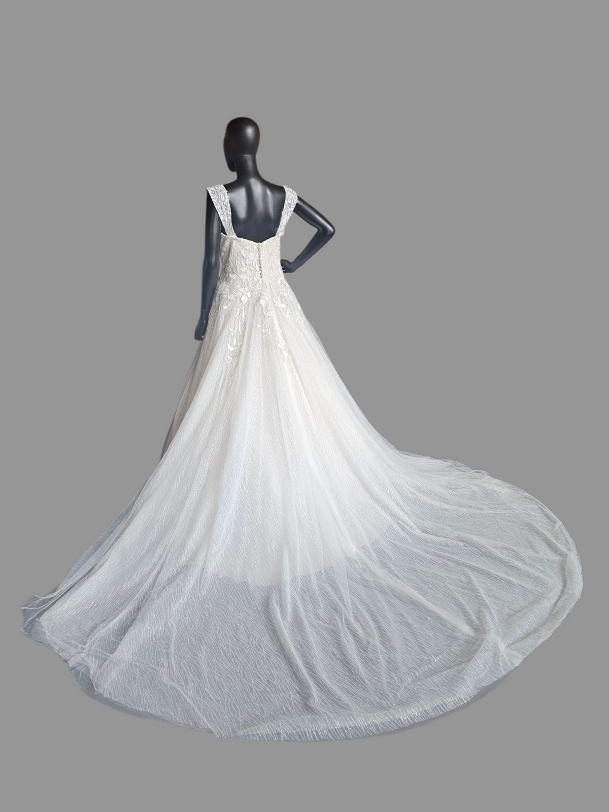 Sweetheart Plunge Maximalist Sparkle Wedding Gown - Justin Alexander