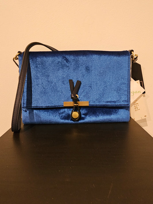 Blue Velvet Clutch