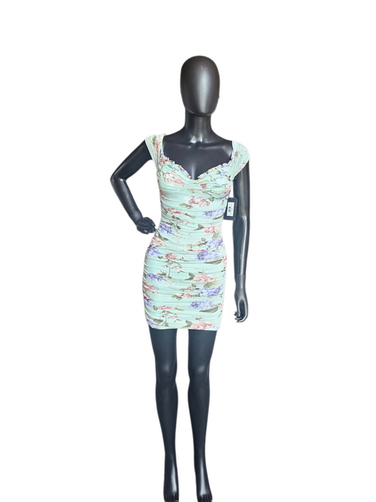 Mint Floral Net NWT - Windsor