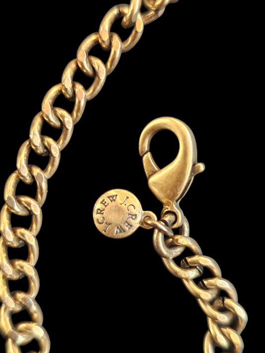 Yellow/Gold/Crystal Statement Necklace - J.Crew