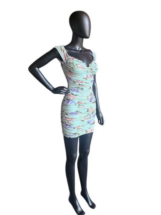 Mint Floral Net NWT - Windsor