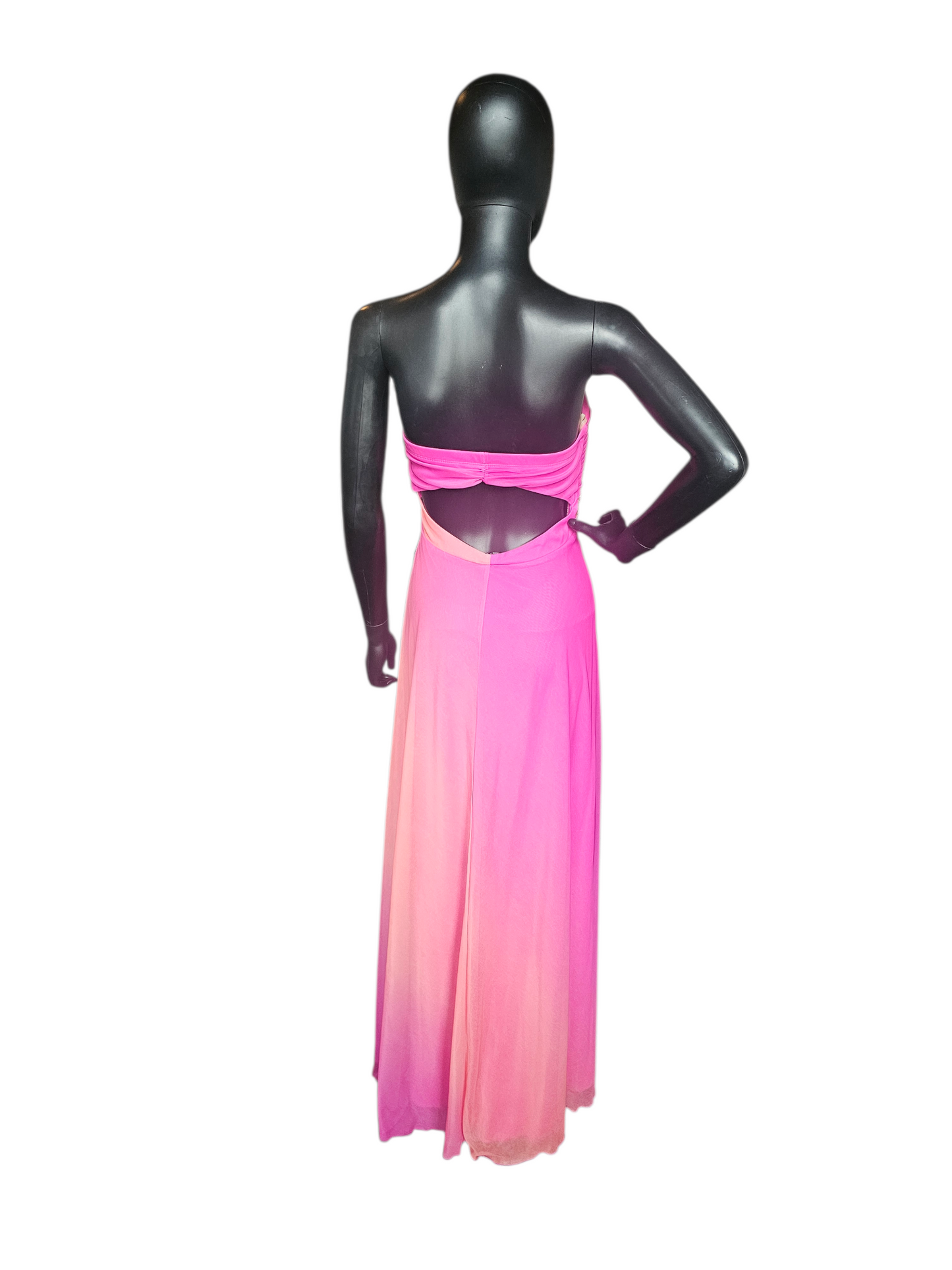 Y2K Pink/Orange Ombre Prom Dress - My Michelle