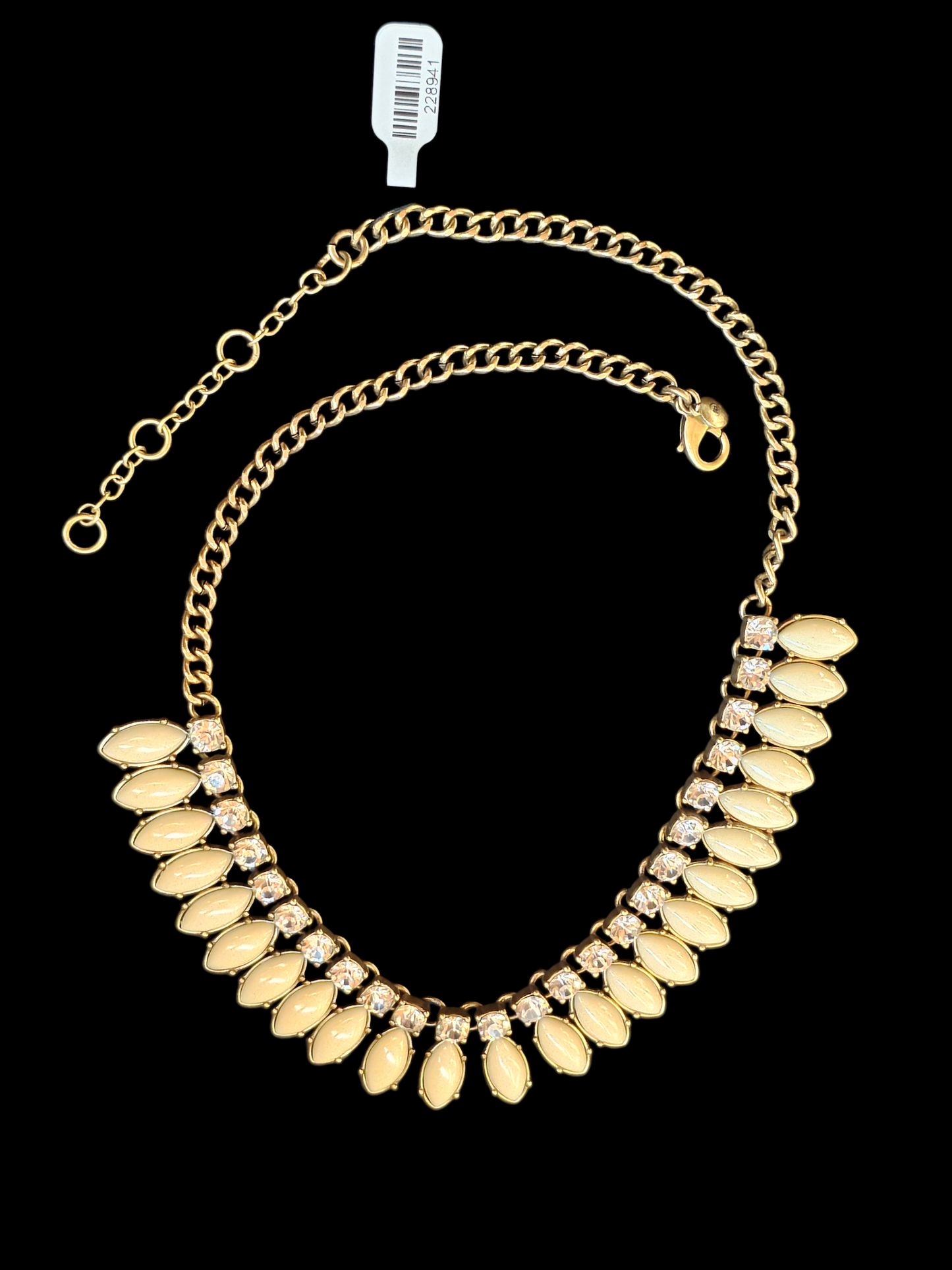 Yellow/Gold/Crystal Statement Necklace - J.Crew