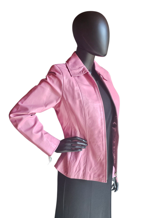 Barbie Pink Leather Jacket NWT - Pamela McCoy