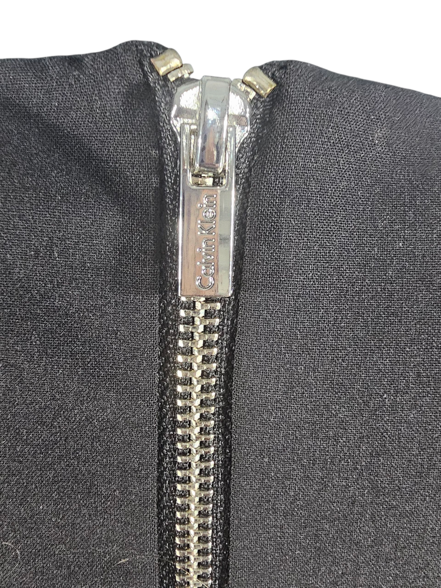 Black Zipper Sheath Dress - Calvin Klein - NWT