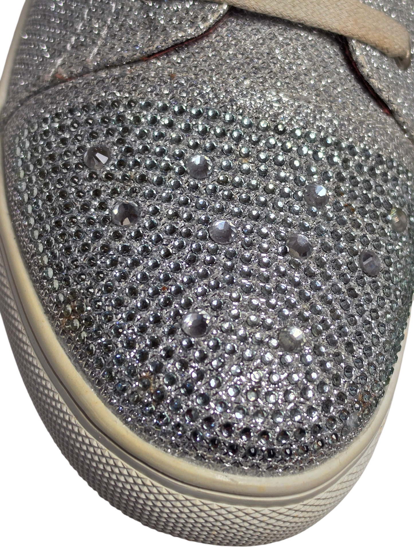 Silver Sparkle Tennis Shoes - Your Party Shoes
