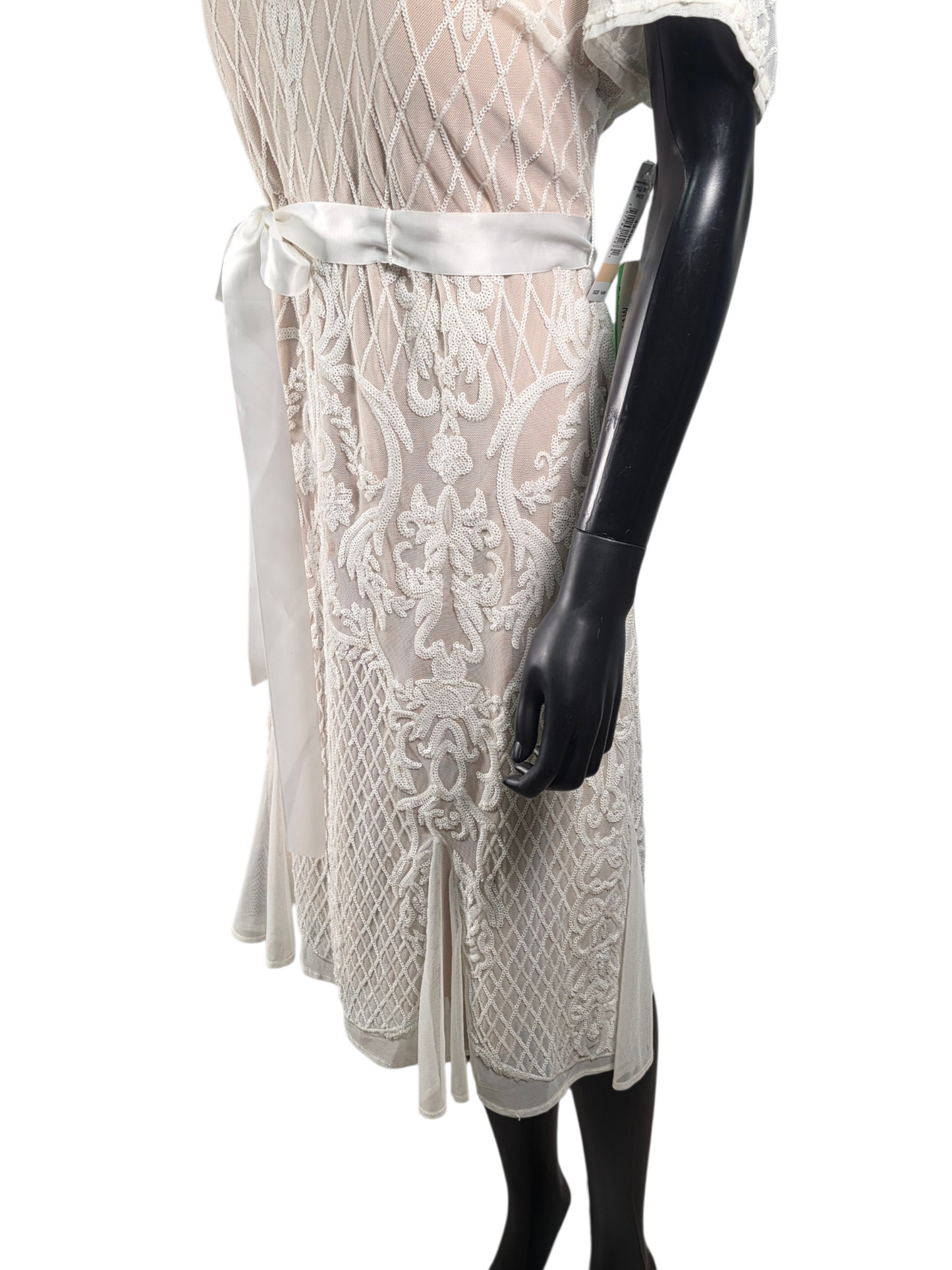 Ivory/Nude Sequin Kick - R & M Richards