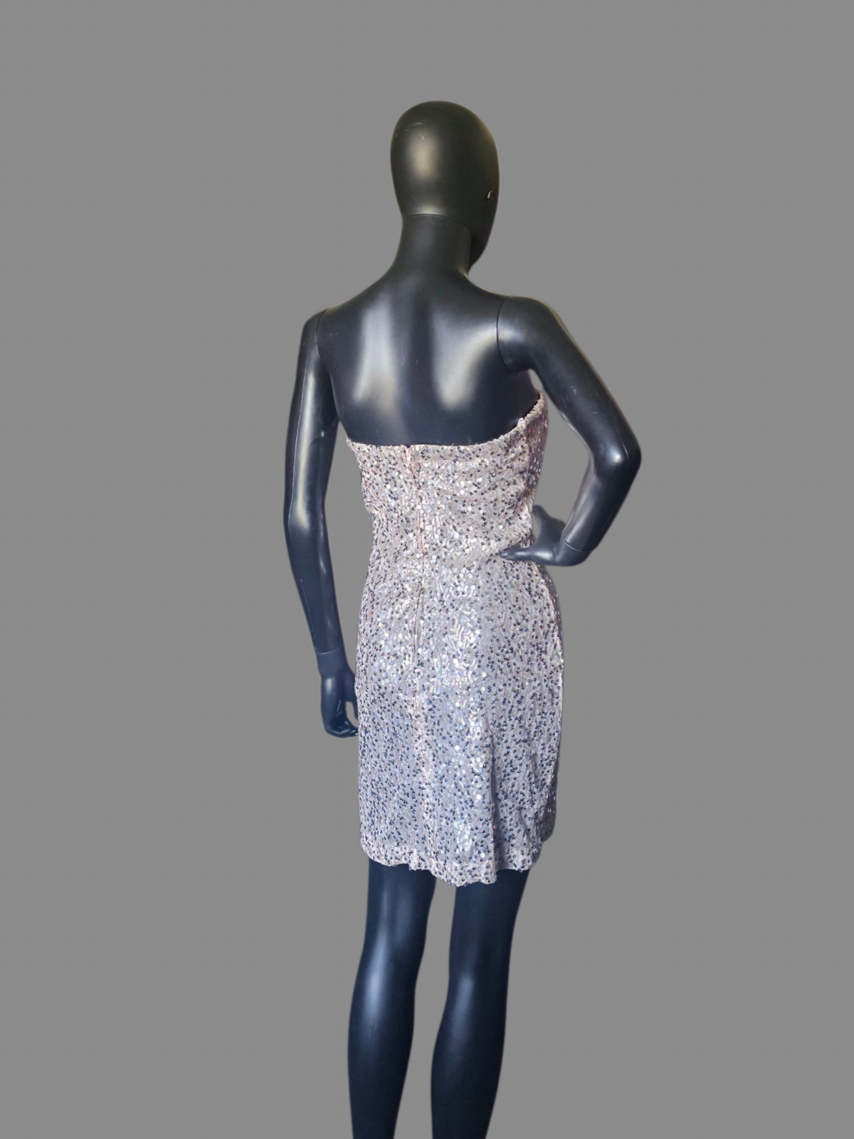 Nude Sparkle Homecoming Dress - Trixie