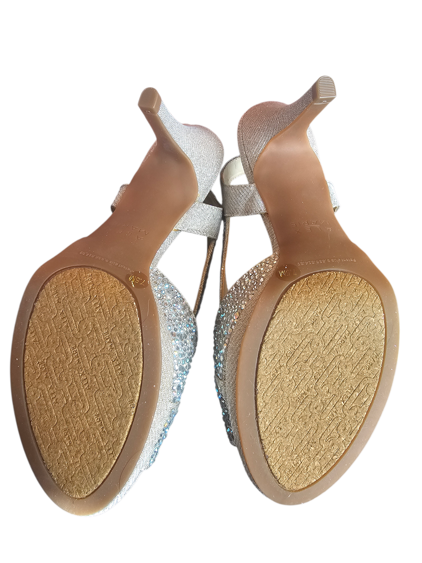 Iridescent Crystal Cross Sandal Shoe - Alex Marie