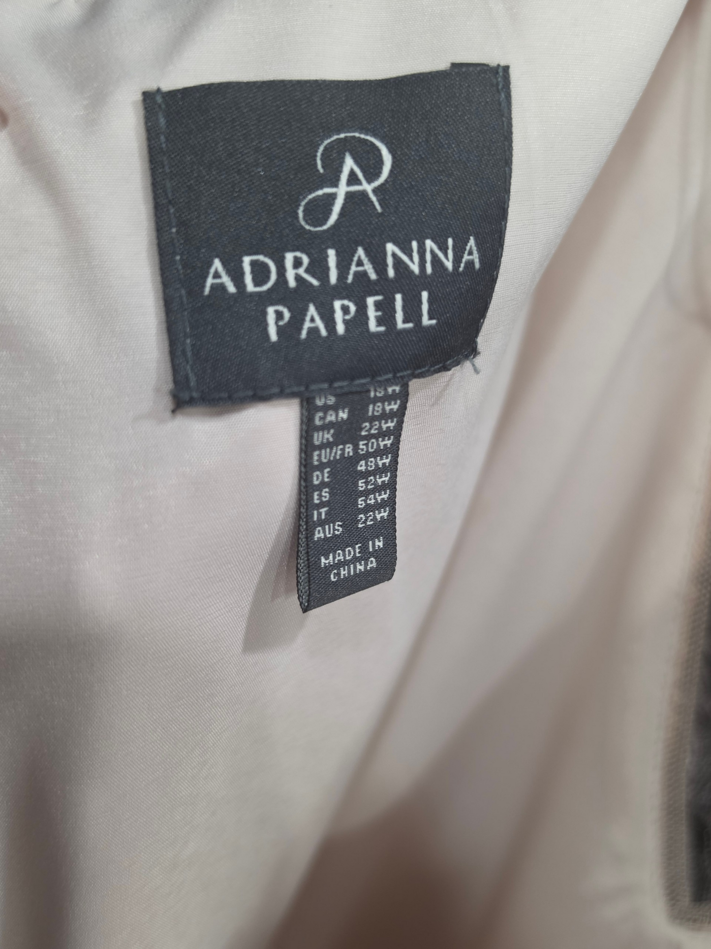 Blush Peplum Cap Sleeve - Adrianna Papell