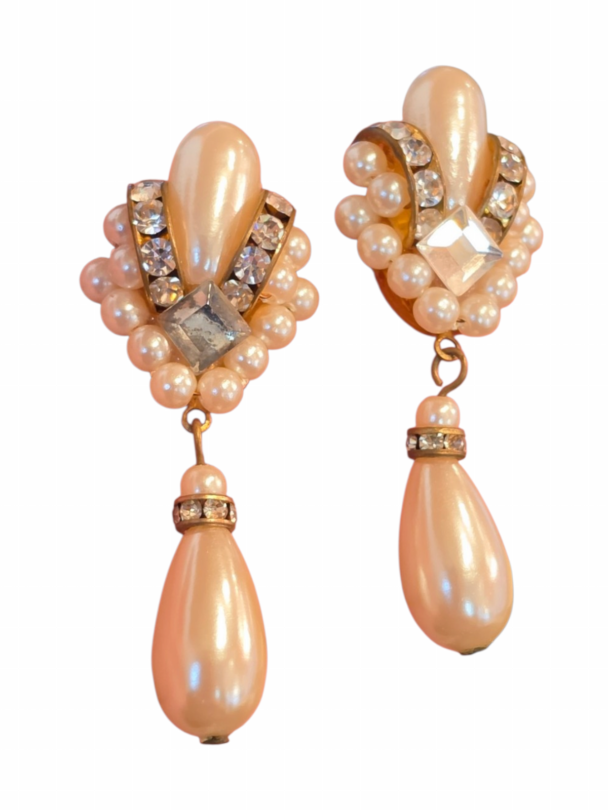Vintage Pearl Choker/Earring Set