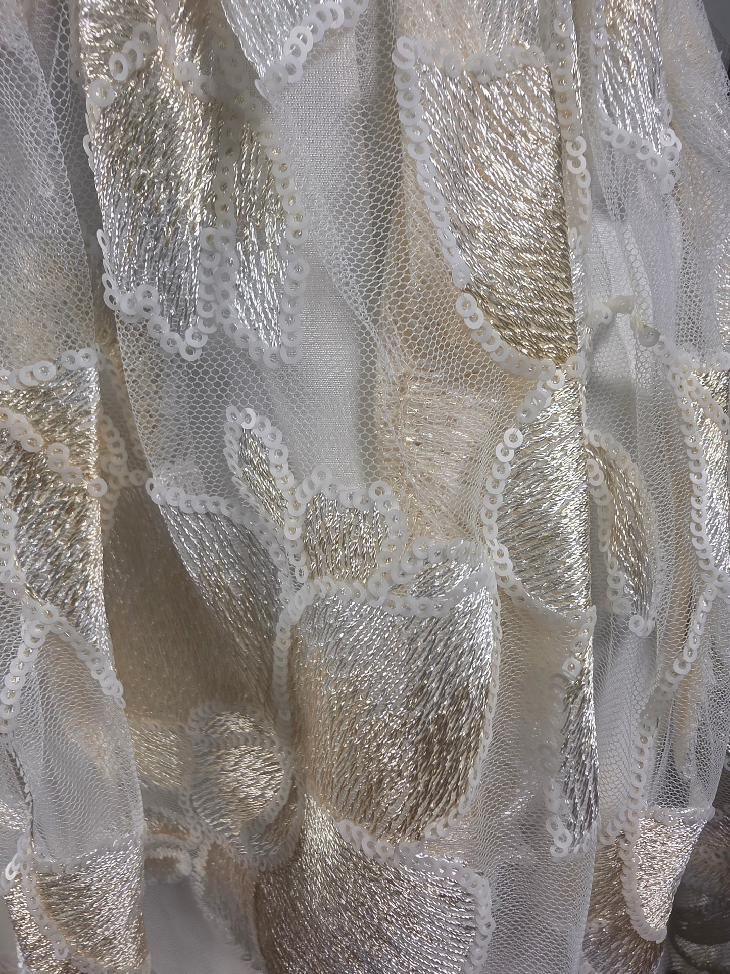 Ivory/Blush Floral Embroidered - Adrianna Papell