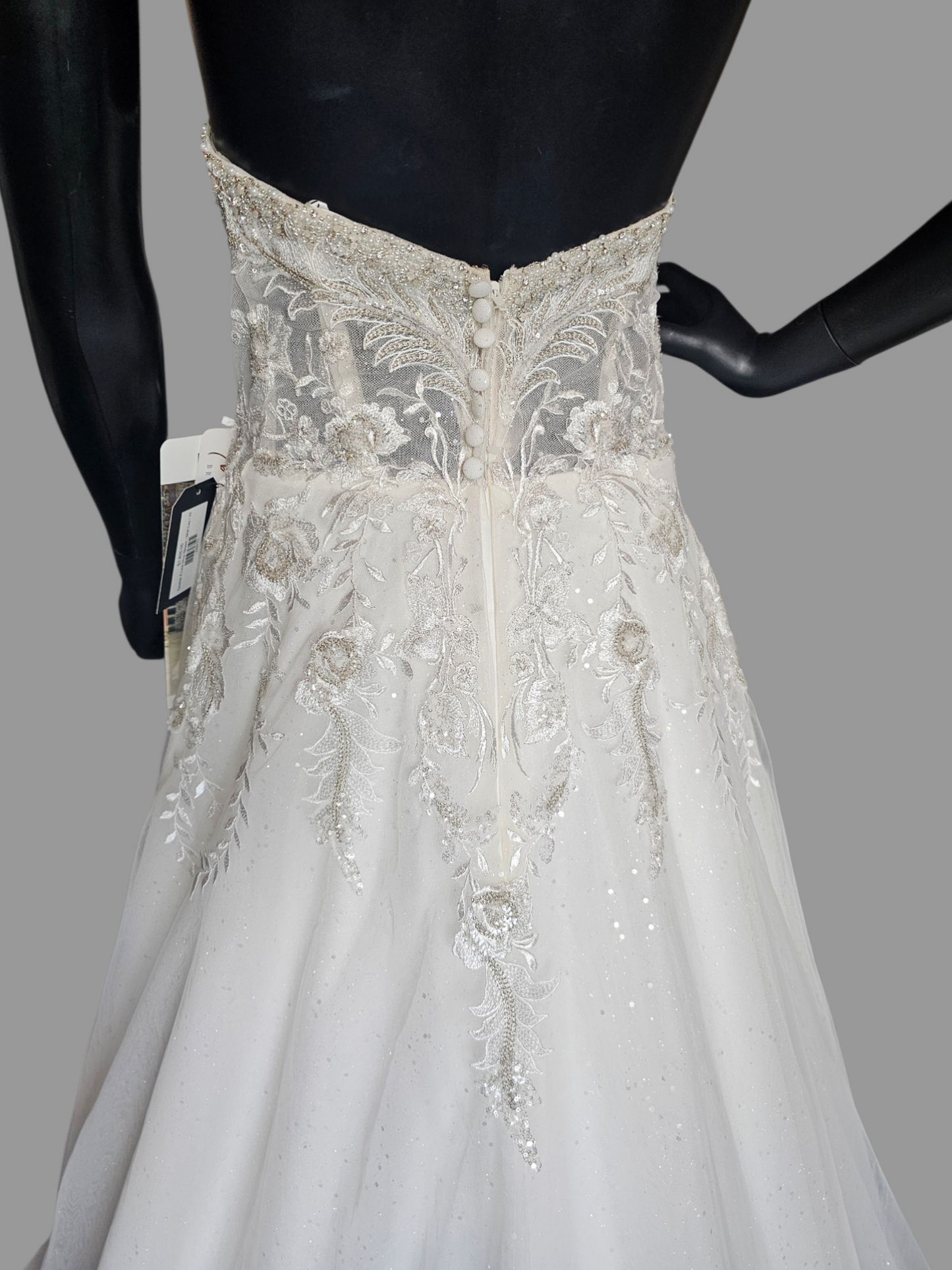 Sparkle A-Line Drop Sleeve - Mori Lee