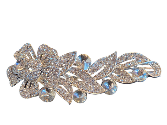 Large Floral Double Comb