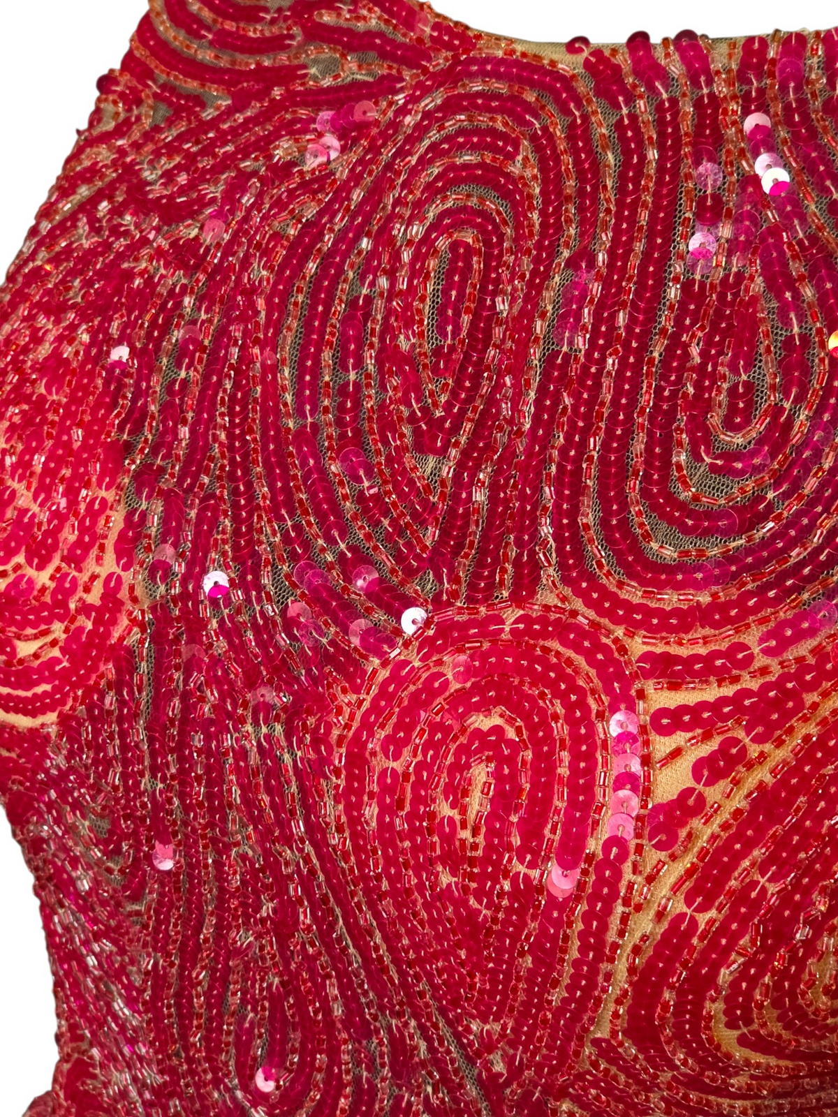Pink Sequin Cutout - MacDuggal