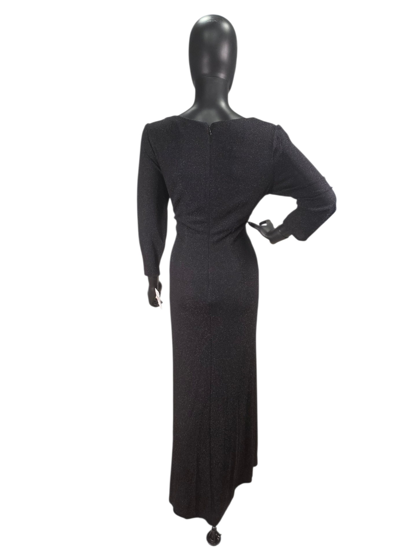 Black Shimmer Side Ruched - Alex Evenings