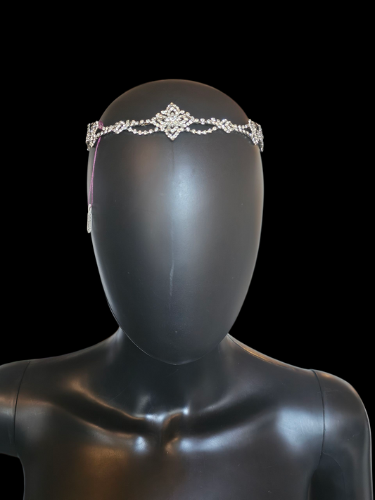 Art Deco Crystal Hair Coronet