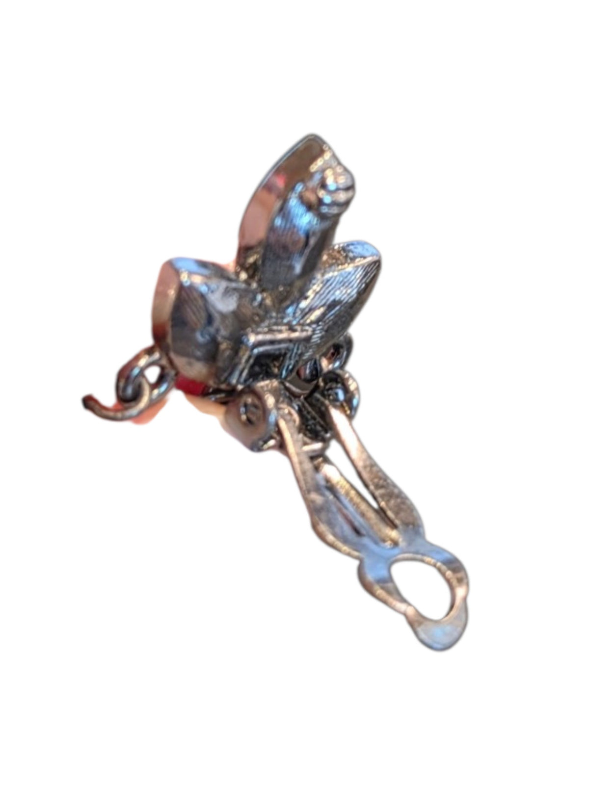 Black Dangle Clip-on Earring