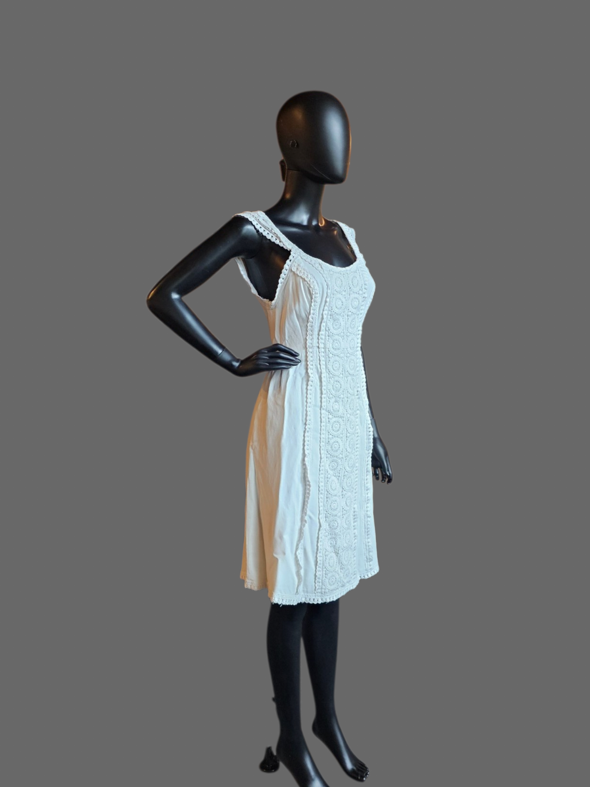 Vintage 60's Boho Pinwheel Crochet Wedding Gown - Renewal