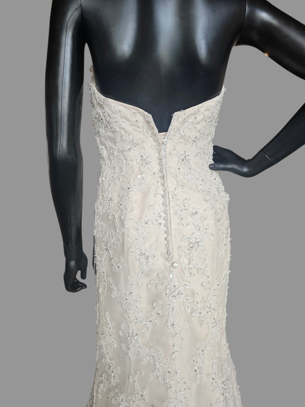 Ivory Lace Fit/Flare Sweetheart  Wedding Gown - Sottero & Midgley