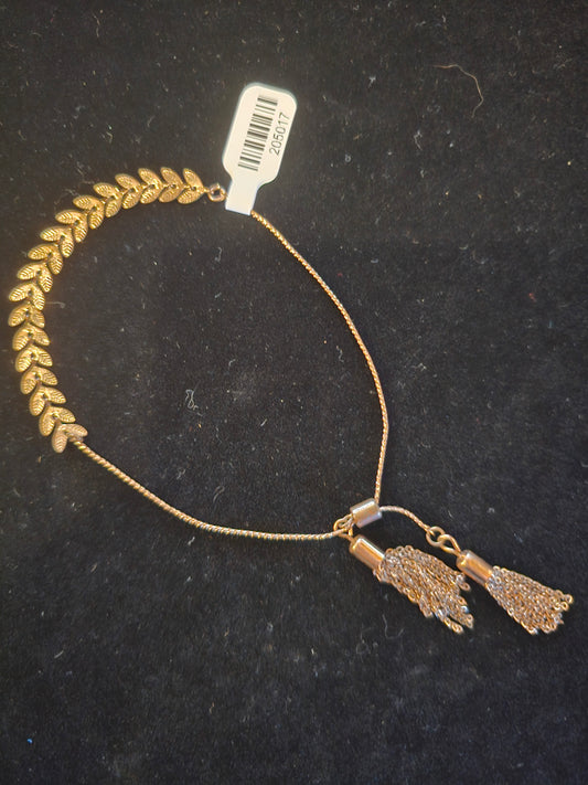 Bronze Leaf Adjustable Bracelet