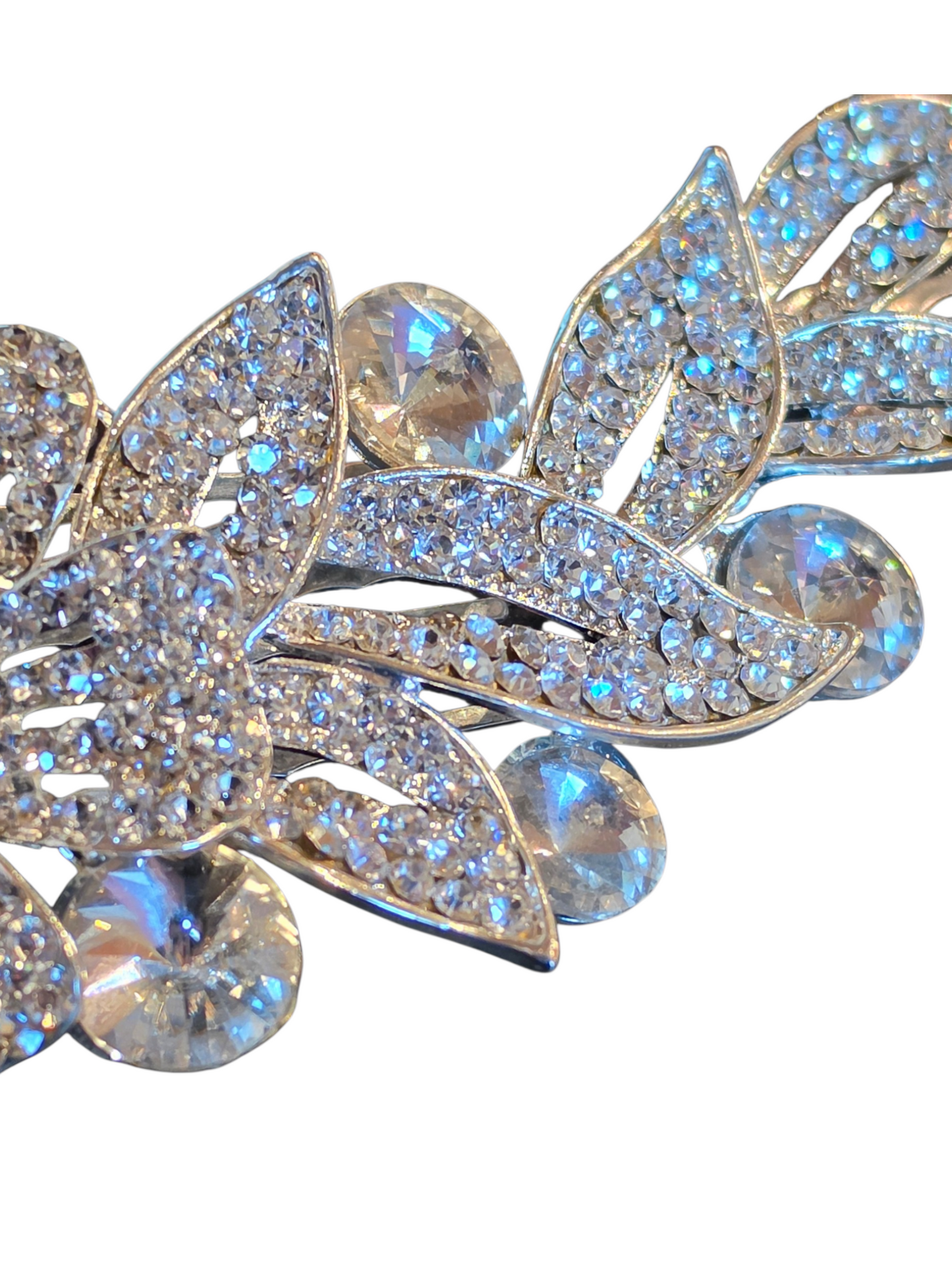 Large Floral Double Comb