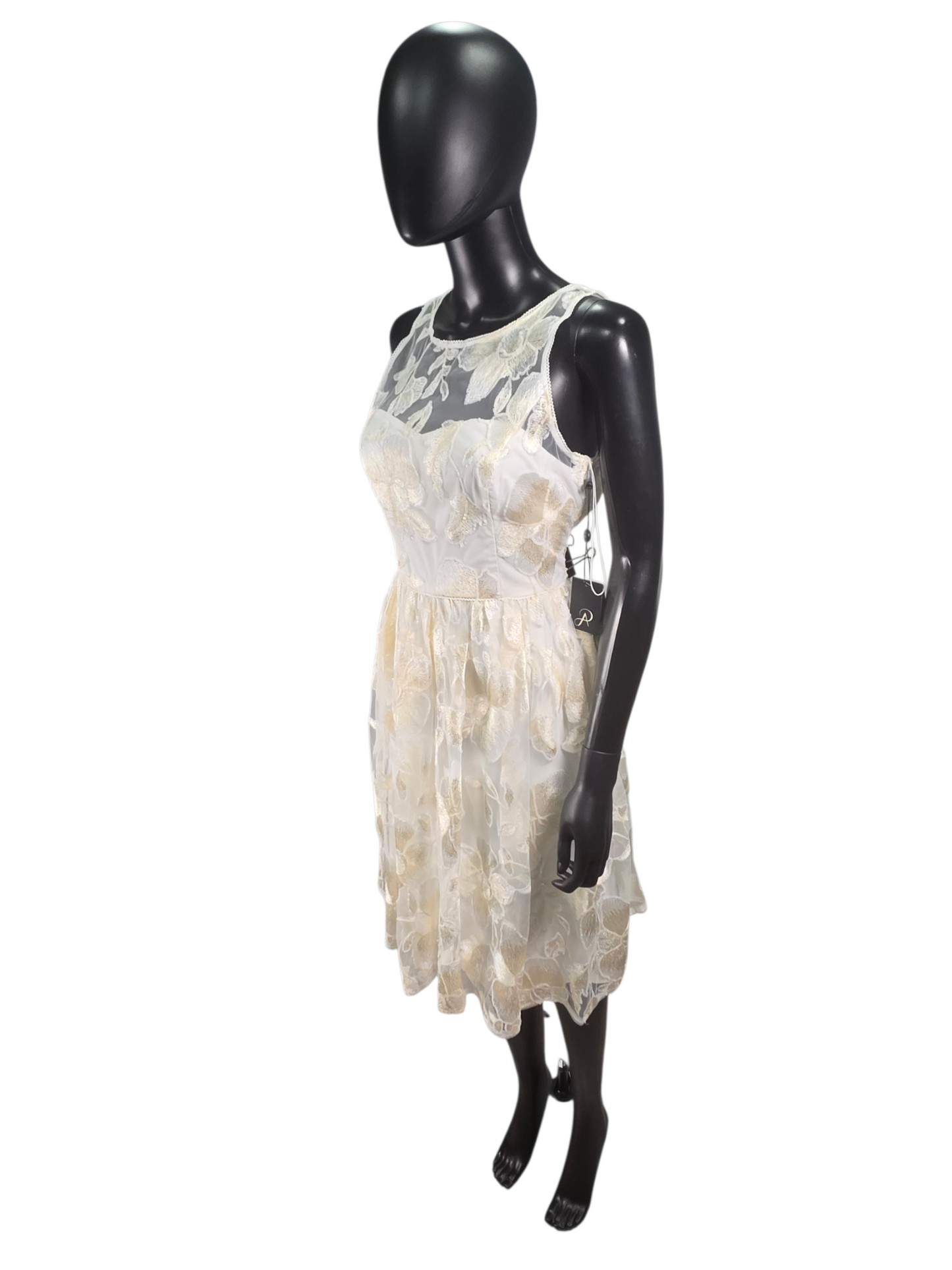 Ivory/Blush Floral Embroidered - Adrianna Papell