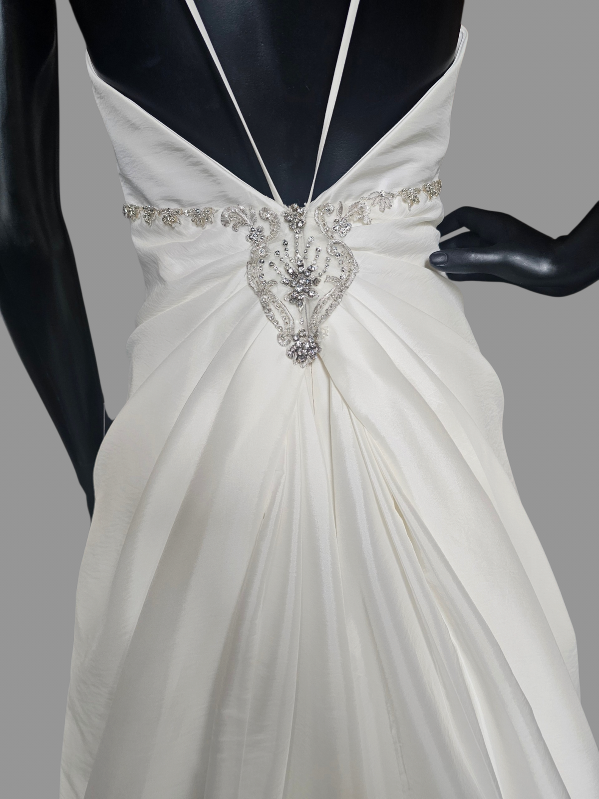 Ivory Taffeta Low Back - Jasmine