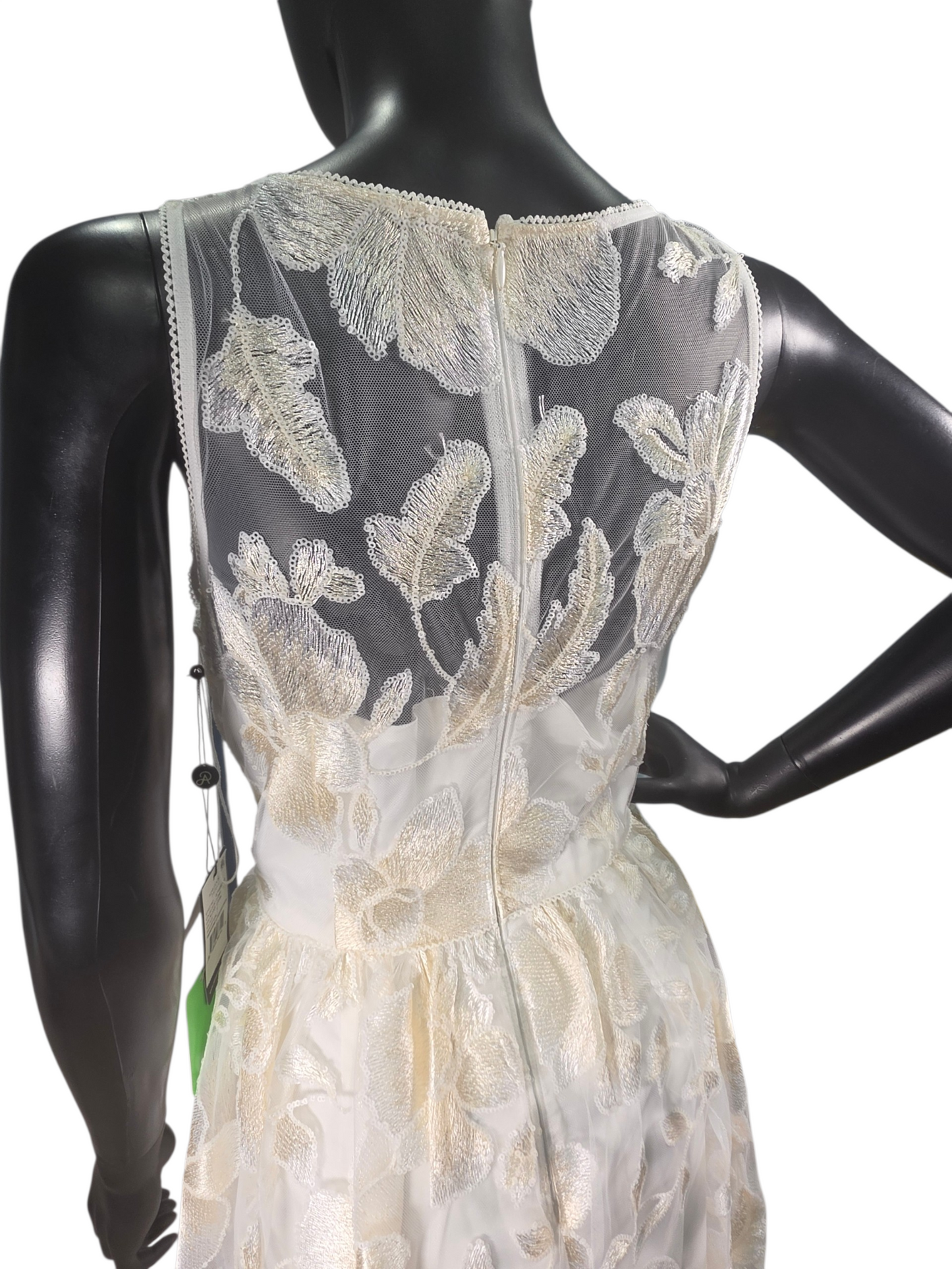 Ivory/Blush Floral Embroidered - Adrianna Papell