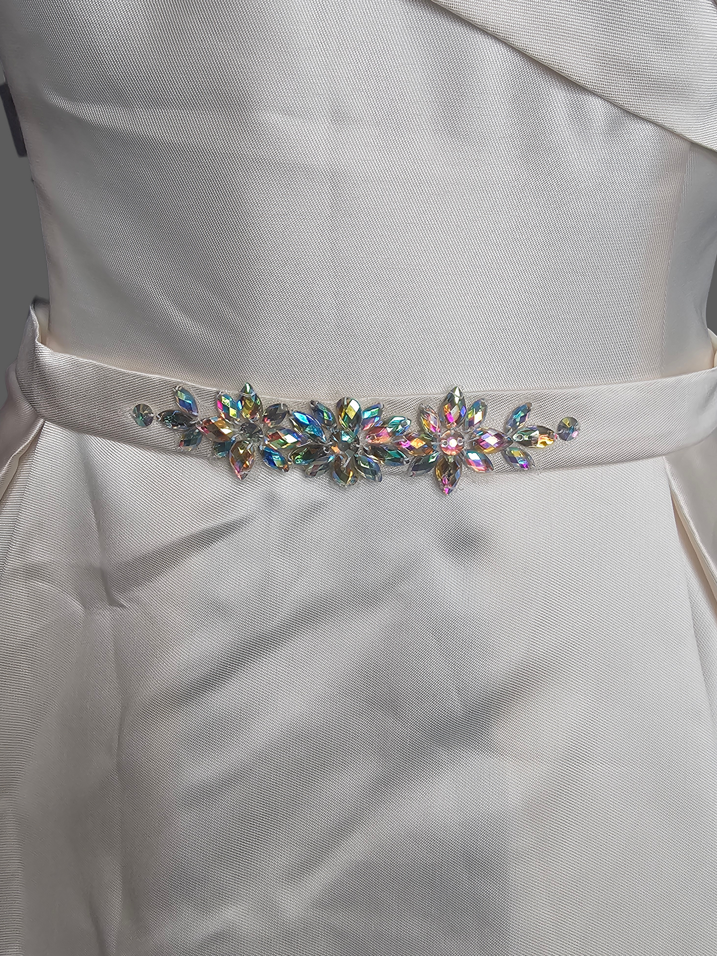 Blush Mikado Off Shoulder Box Pleat A-Line Formal Dress - Starbox