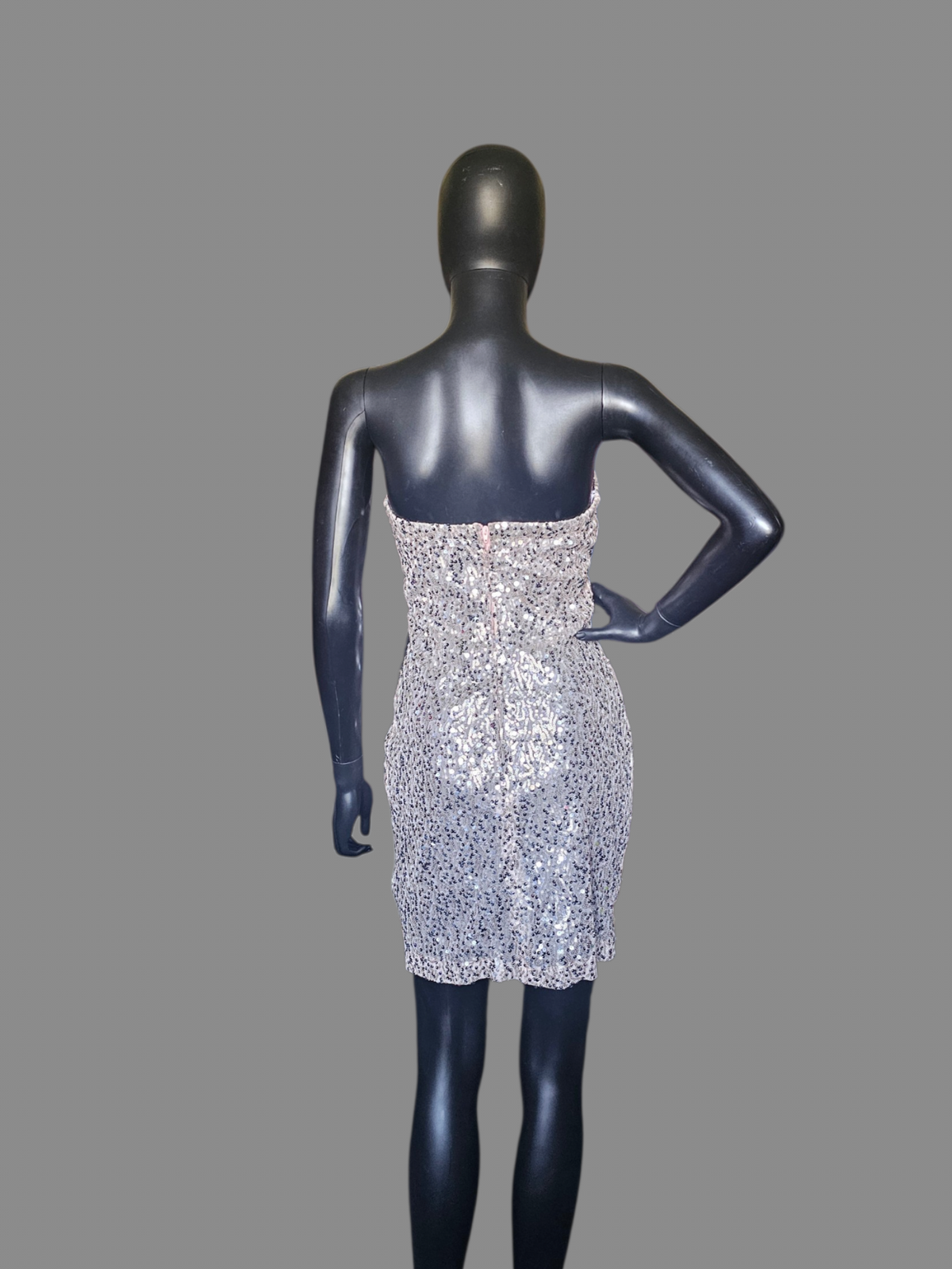 Nude Sparkle Homecoming Dress - Trixie