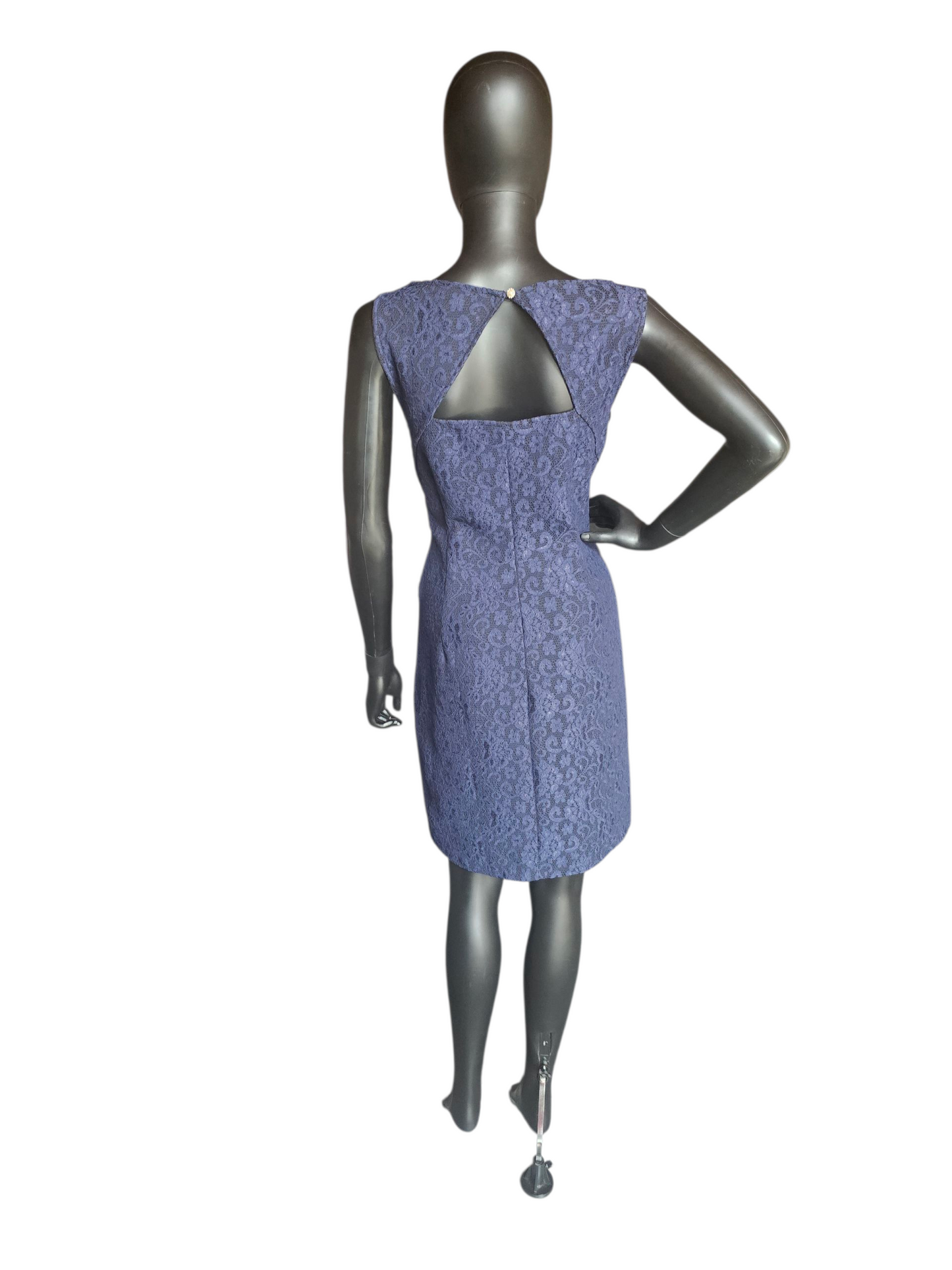 Black/Blue Lace Stretch Sheath NWT - Jennifer Lopez