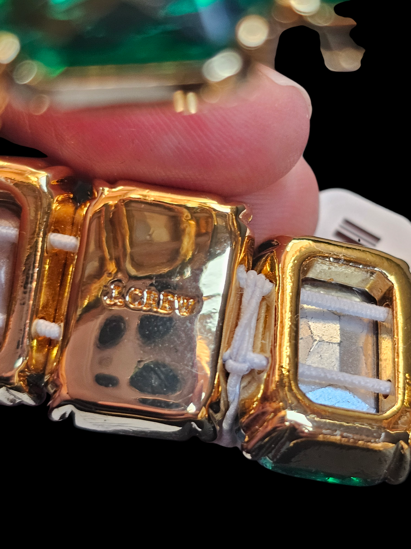 Green/Gold Stretch Bracelet - NWT J.Crew