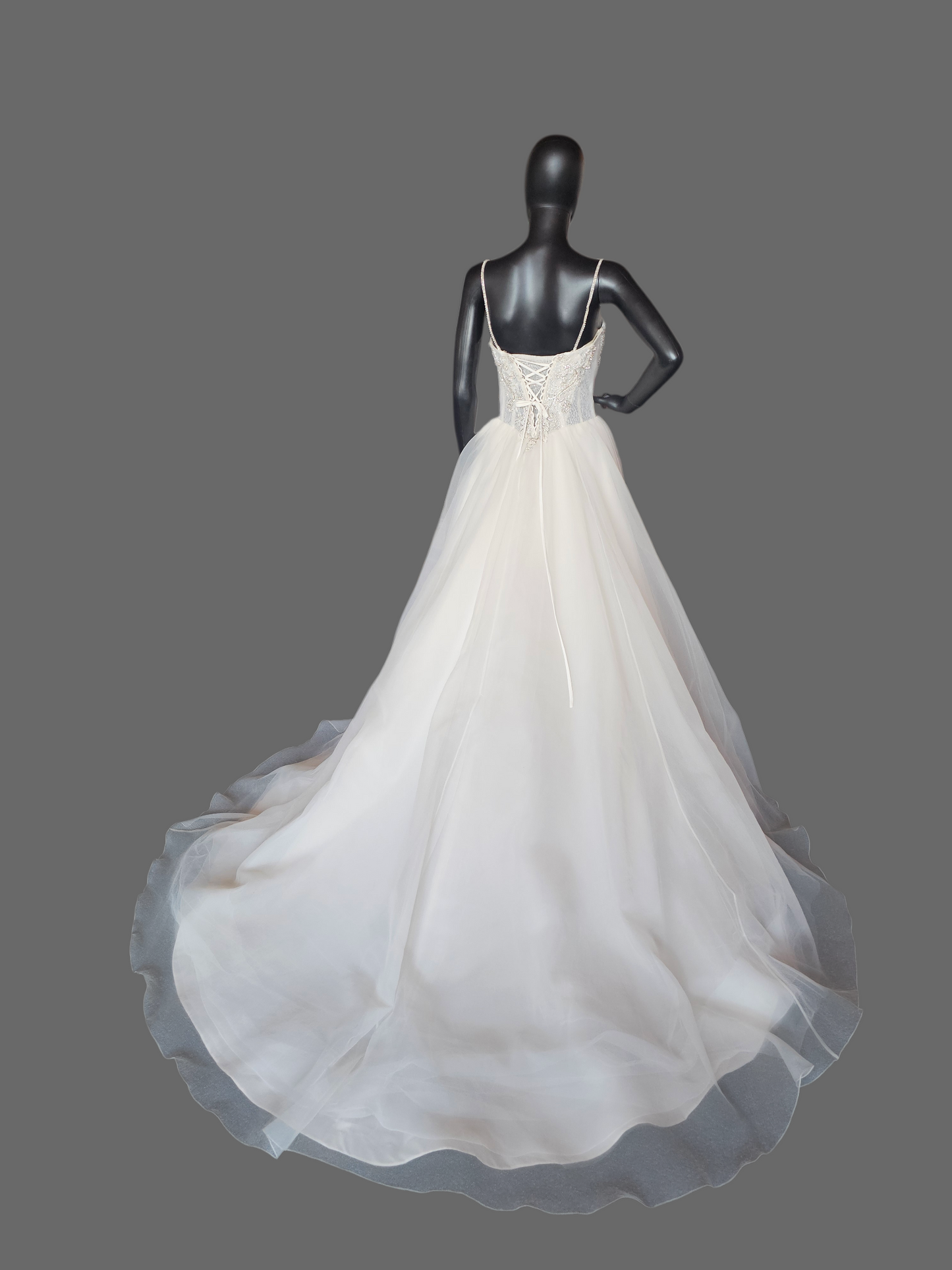 Champagne Ballgown Sweetheart Corset Bodice Wedding Gown - Beloved