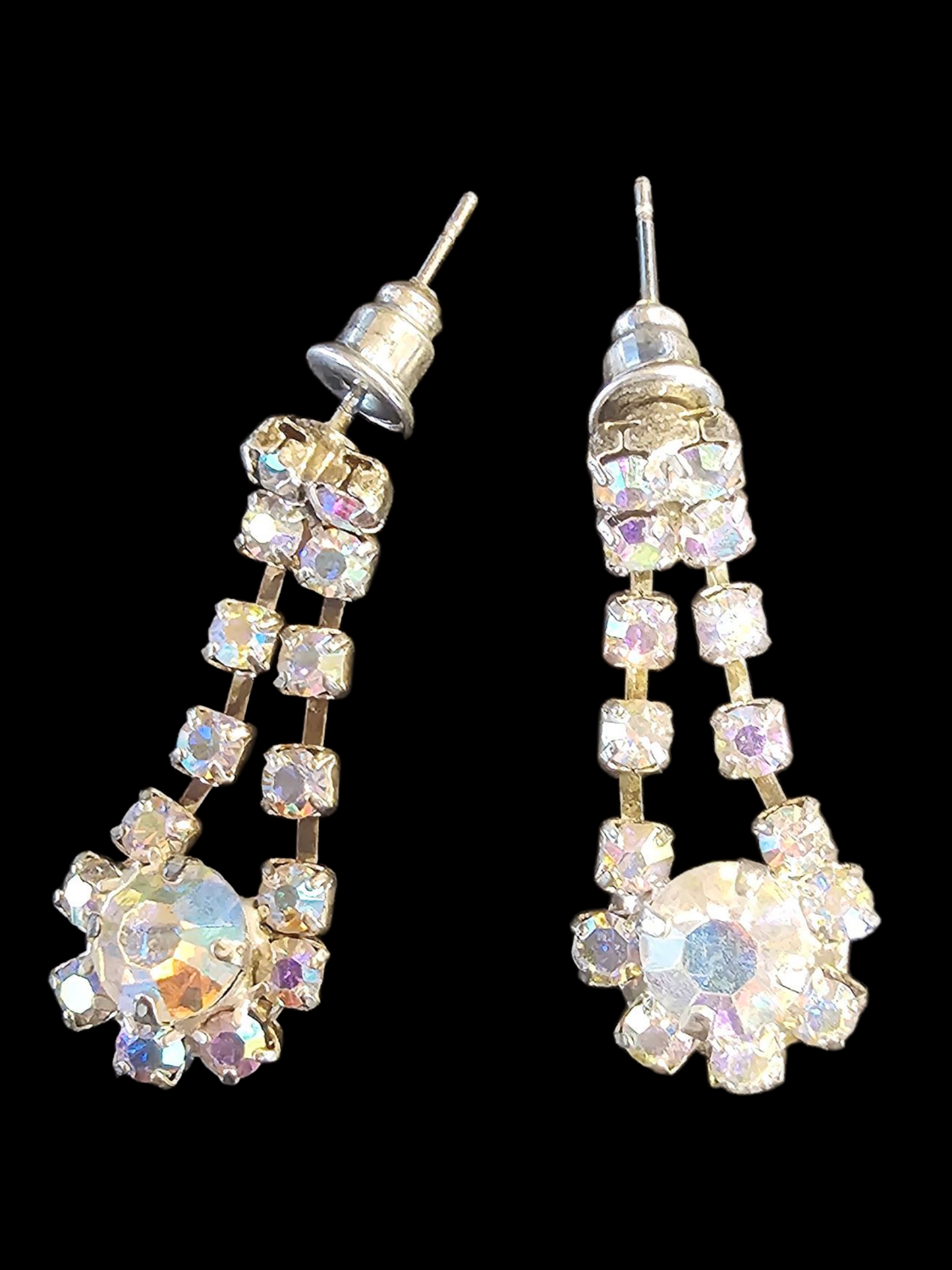 Iridescent Starburst Necklace/Earring Set