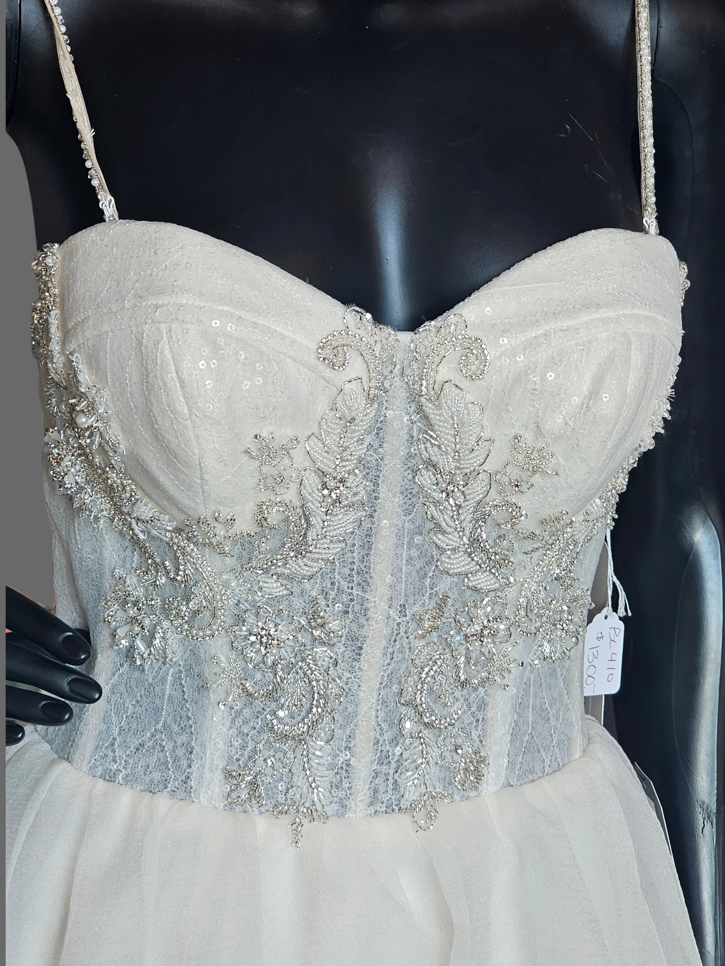 Champagne Ballgown Sweetheart Corset Bodice Wedding Gown - Beloved