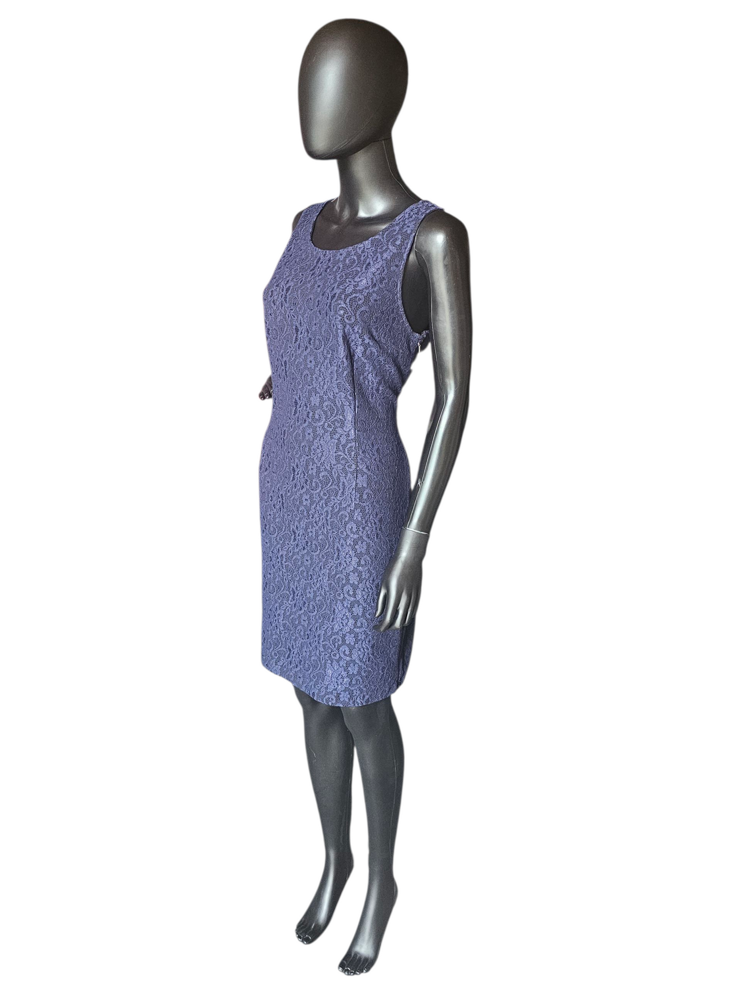 Black/Blue Lace Stretch Sheath NWT - Jennifer Lopez